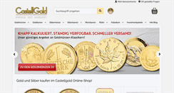 Desktop Screenshot of castellgold.de